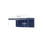 6m x 3m Gazebo with one long full side wall