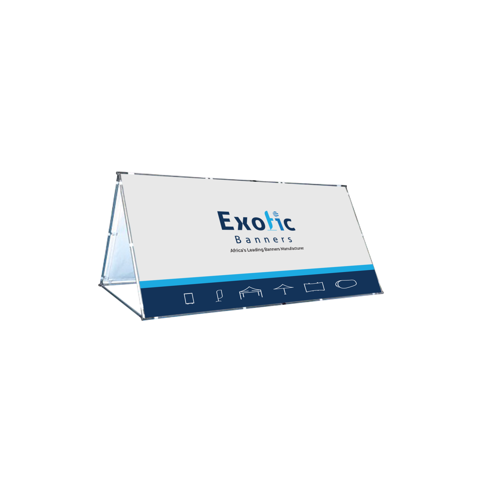 A Frame Banner With PVC Print 2m X 1m Exotic Banners a-frame-banner-with-pvc-print-2m-x-1m-exotic-banners
